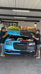 Exotic two tone custom wrap on chrysler300. #chrysler300 #hellcat #carwrap #viralfbreels | Chuy Rmz Official Store