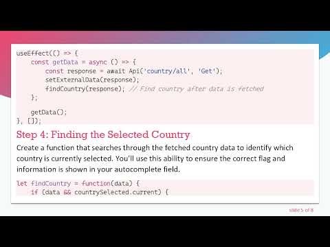 Solving the React Auto Complete Value Problem: Displaying Selected Country with Flags