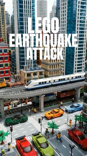 LEGO EARTHQUAKE TOWN #lego #city #earthquake
