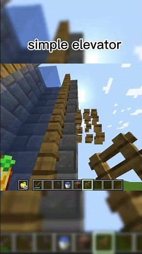 World's Simplest Elevator - In Minecraft!