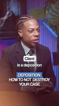 What is a deposition?