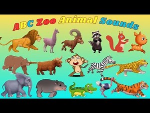 ABC Zoo Animal Sounds | Alphabet Animals for Kids N10TH11 | Animal Sounds