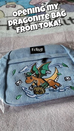 RED on Instagram: "Check out this Dragonite bag I ordered from @toka ! I had pre-ordered it before I left for vacation, and I'm so happy to finally get it! #pokemon #merch #bags #dragonite #toka"
