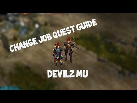 DevilzMU Guide: How to change job quest. (tagalog)