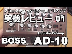 BOSS AD 10 Acoustic Guitar Amplifier Review Part 1