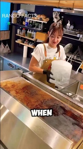 A genius way to clean a grill #cleaning