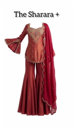 The Outfit ||Sharara|| #shorts #styleinspo #fashion #ootdguide #outfitideas #yt #fyp