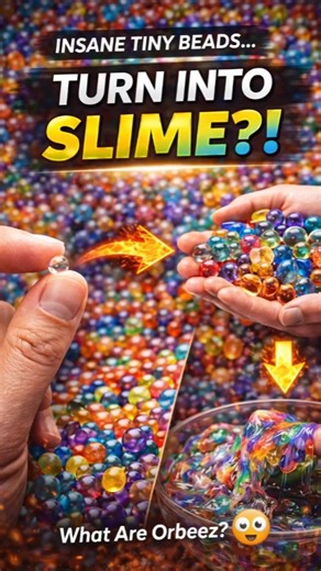 This Tiny Ball Grows 100x Bigger Overnight! 🤯 #shorts #facts #orbeez