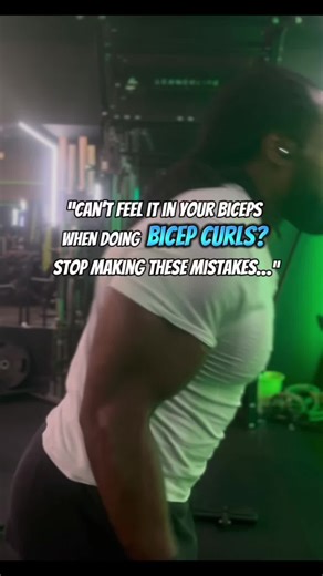 “STILL can’t feel it in your BICEPS when doing BICEP CURLS? You’re probably making these mistakes…” 1. Using too much weight – your shoulders take over. ✅ Drop the weight, focus on control. 2. Swinging the dumbbells – momentum is stealing your gains. ✅ Slow down, 2–3 second lowering. 3. Not fully supinating – if your palms don’t twist up, you miss peak contraction. ✅ Turn pinky toward the ceiling at the top. 4. Elbows drifting forward – now it’s a shoulder/front delt workout. ✅ Keep elbows pinne