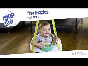 Evenflo ExerSaucer Tiny Tropics 2-in-1 Baby Seat+Door Jumper | Product Tour