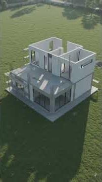 AI Builds a Modern Dream House From Start to Finish 🏡🤖 | Satisfying Construction