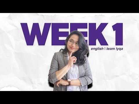CSE 2025 (Verbal Reasoning) - Week 1 Compilation | Team Lyqa Study Outline