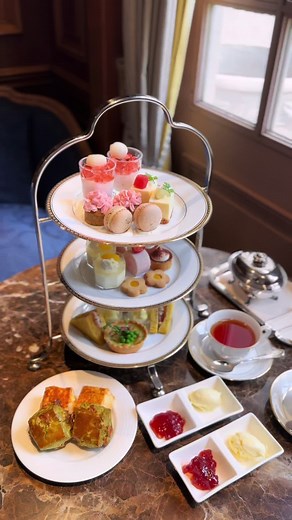 春のアフタヌーンティー at ホテルニューグランド