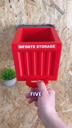 Play Conveyor on Instagram: "We Built Infinite Storage - The Story So Far.. You can 3D print the Cargo Modular System from our Thangs page - link in bio 😃 Printed on the @bambulab_official P1S in PLA Basic and Matte filaments #3dprinting #3dprint #3dprinter #workshop #storage"