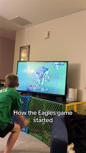 @Philadelphia Eagles my boy cried himself to sleep 😭 #eagles #football @NFL #nfl #flyeaglesfly