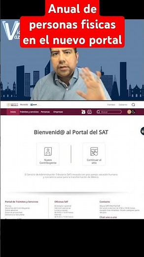 🚨Declaración Anual personas físicas en el nuevo portal del SAT📝 #impuestos #declaracionanual