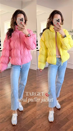 Target 🎯 Viral Puffer Jacket! 🔥 #target #targetfinds #fashiontrends