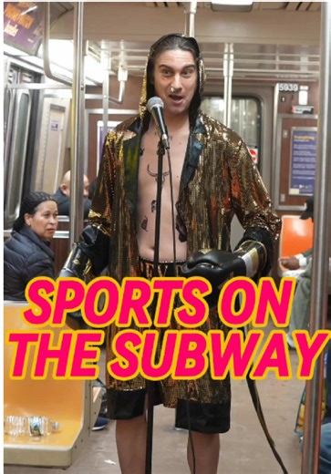 Spots does stand up on the subway. #sports #comedian