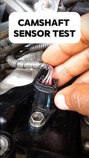 CAMSHAFT SENSOR TEST QUICKLY #camshaftsensor #automobile