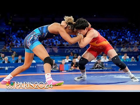 American Kennedy Blades makes her way to women's 76kg freestyle wrestling final | Paris Olympics