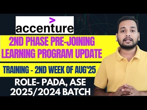 Accenture 2nd Phase Pre-joining Learning Program 2025 | Training Mail | Primer Program, Onboarding