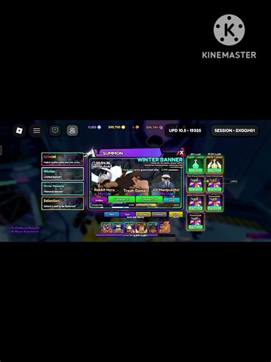 WINTER BANNER ANIME VANGUARDS ROBLOX #roblox #animevanguards