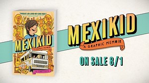 MEXIKID is a poignant, hilarious, and unforgettable middle grade graphic memoir about a Mexican-American boy’s family and their adventure-filled road trip to bring their abuelito back from Mexico to live with them. Listen to the author give a little context and preorder now! ⭐️ "Full of humor, heart, and a decent amount of gross-out moments, Martín’s coming-of-age memoir hits all the right notes. . .A retro yet timeless story of family and identity." —Kirkus, starred review | Penguin Classroom