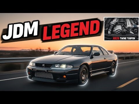 “1995 Nissan Skyline GT-R R33 – The Legendary JDM Beast!”