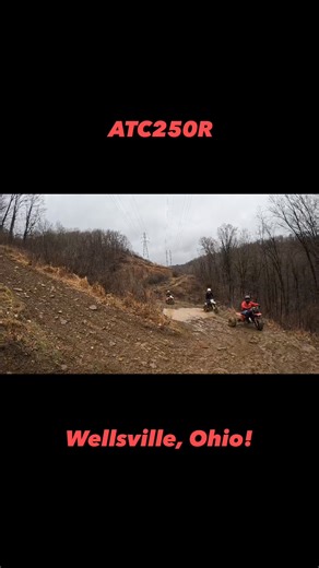 This was Otis Cook first trip to wellsville on the ol 250R beast!! #wellsville #ohio #freeride #hillclimb #ATC #250r #hillkillers | Andrew -[Hill Killer Franklin]