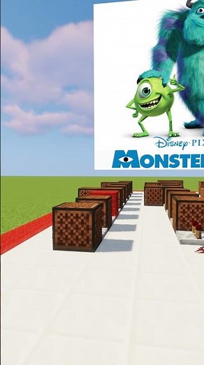 "Monsters, Inc." Minecraft Note Blocks Doorbell Tutorial