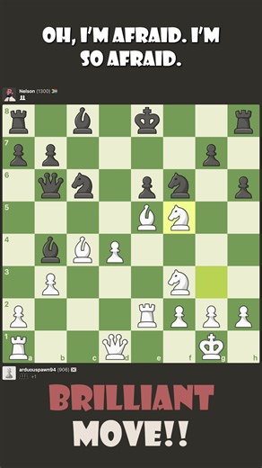 How I Made a Brilliant Move #chess #chessgame #chesscom