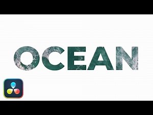 Knockout Text Effect - Davinci Resolve Fusion Tutorial