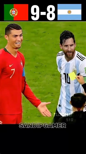 Messi Vs Ronaldo rivalry 🔥💀 | Portugal Vs Argentina WorldCup 2026 QuarterFinal imaginary highlight
