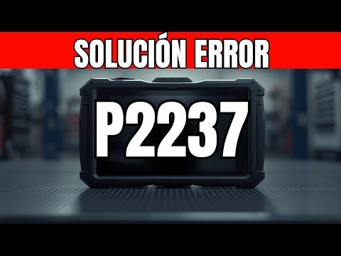 ¿Cómo solucionar el código de motor P2237? (1 método casero)