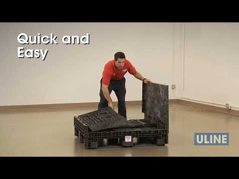 How to Set Up and Use Collapsible Bulk Containers