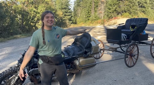 I towed a 100-year-old buggy 100 miles! 🚙