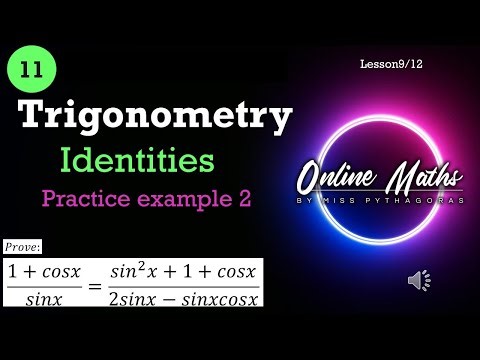 Trigonometry Grade11: L9 Identities Practice examples 2 (Mathematics)