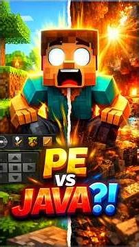 I Played Minecraft Java Edition For The FIRST Time on Mobile 😱#shorts