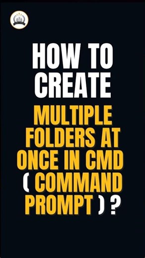 Learn how to create multiple folders at once in CMD #brightfuture #coding #onlinecourse #programming