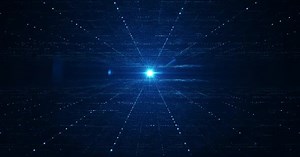 Optical lens flare effect.