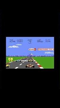 Pole Position II Game Play: Reliving Atari 7800 Classic From 1986!