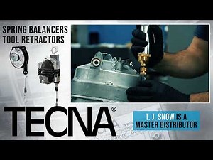 TECNA Spring Balancers and Tool Retractors - T. J. Snow - Master Distributor
