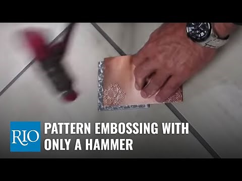 Pattern Embossing With Only a Hammer