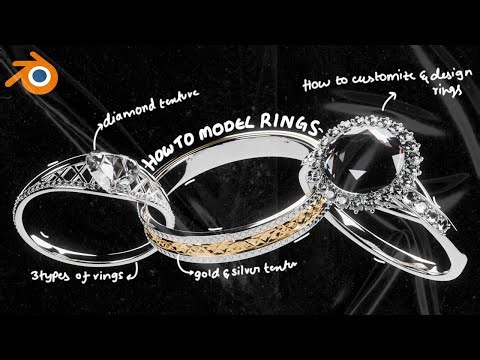 How to Create Photorealistic Rings In Blender!