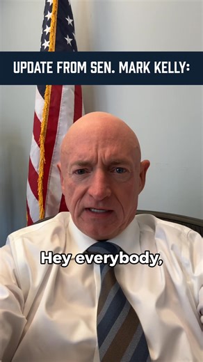 Hey everybody, it's Mark Kelly. Pete Hegseth decided he's going to censure me, and is threatening to demote me and reduce my pension. I got shot at in service to this country. I missed holidays and birthdays. I commanded a space shuttle mission and launched to the International Space Station while my wife recovered from a gunshot wound to the head. My rank and retirement are things that I earned through my service and sacrifice for this country. Generations of servicemembers have done the same.