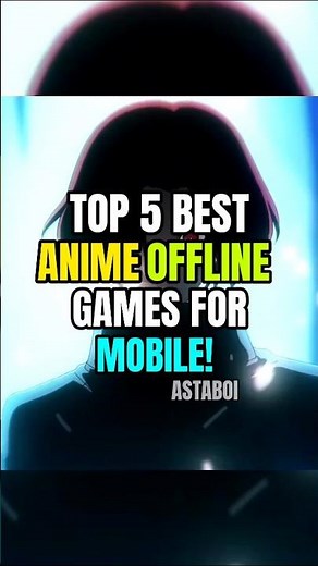 TOP 5 ANIME OFFLINE GAMES FOR MOBILE #shorts #trending #gaming #anime #animeedit #androidgame