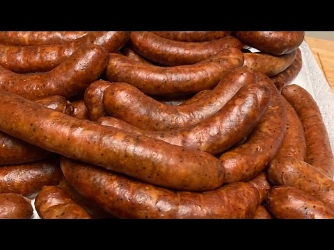 How to make homemade smoked sausages T&T BBQ Style