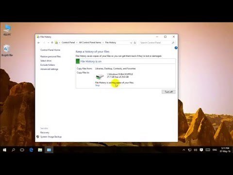 การสำรองข้อมูล Backup - Restore ไฟล์ Windows 10