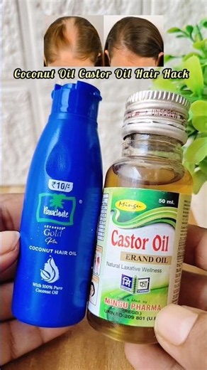 The Right Way To Use Castor Oil For Faster Hair Growth✨#haircare #shorts