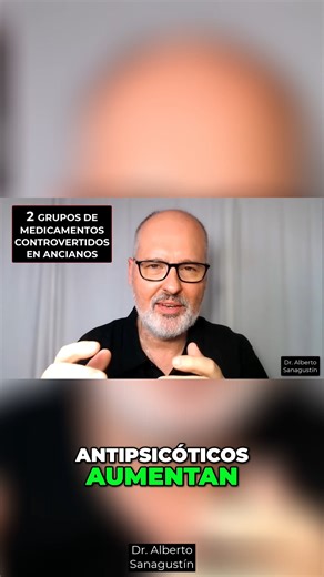 Medicamentos Peligrosos: ¡Evita Estos Fármacos y Vive Más! ¿Antipsicóticos? Aumentan el riesgo de muerte en demencia. ¡Cuidado con estos fármacos! Podrían dañar el cerebro y los órganos vitales. #SaludMental #Demencia #Antipsicóticos #RiesgosMedicamentos #CuidadoMayores | Dr. Alberto Sanagustín